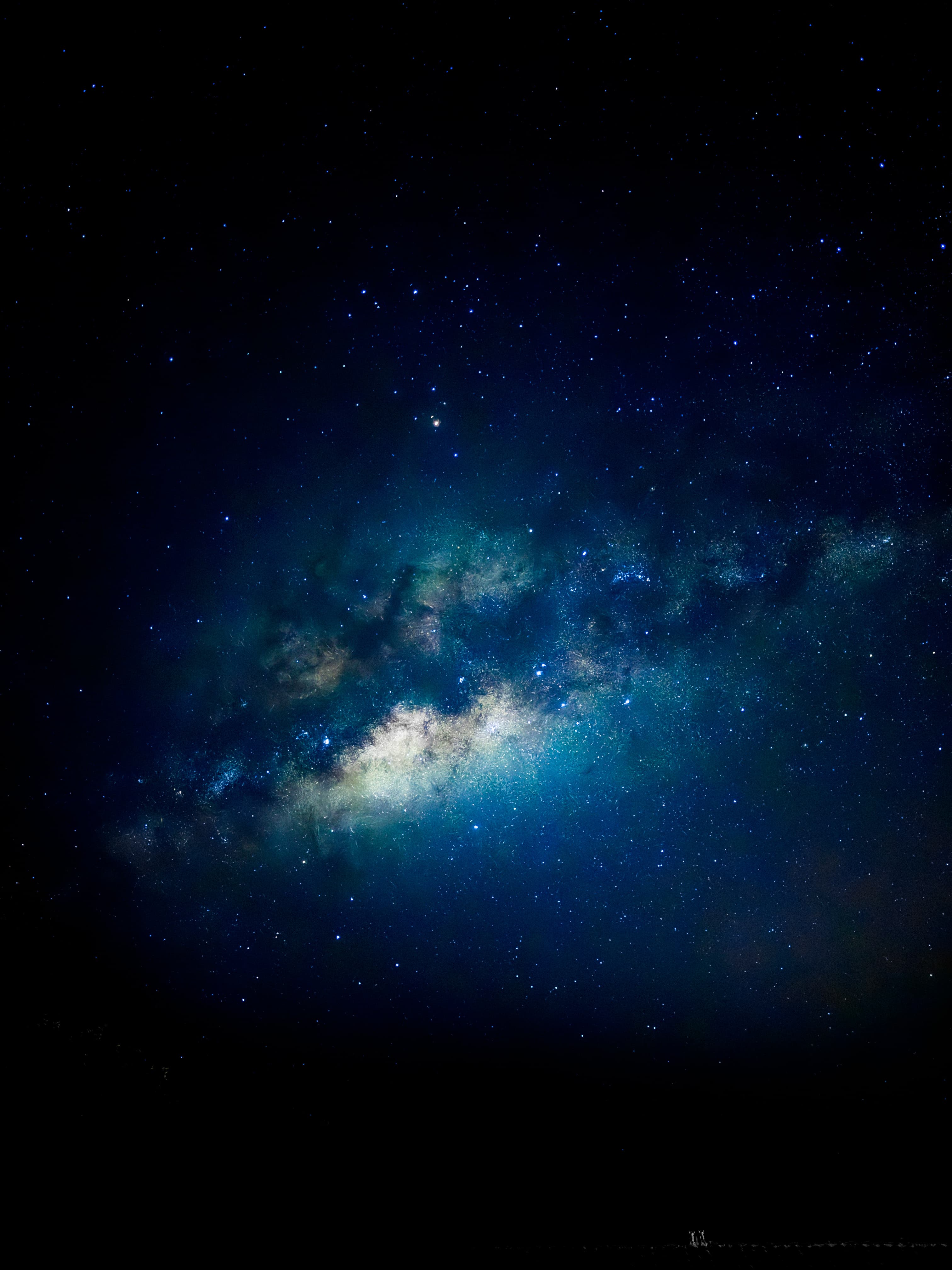 The Milky Way in the night sky above Urubamba